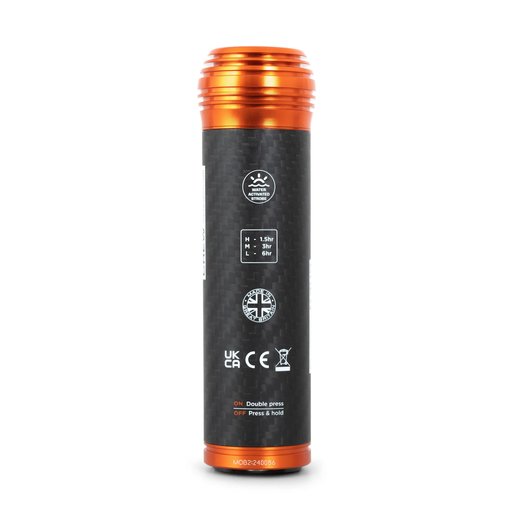 Crew Carbon Floating Torch and Search Light + Water Activated Strobe - Image 6